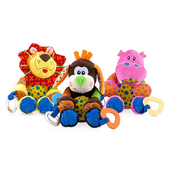 Nuby Fun Timeパルライオン Baby Toy Nuby Lion Toy Nuby Baby Lion Teether Lovey Plush Fun Time
