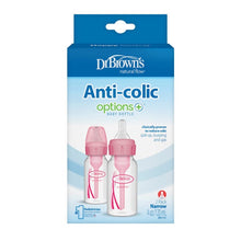 Load image into Gallery viewer, Dr Brown’s Anti-colic 2pk Baby Bottles 4oz narrow neck
