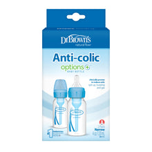 Load image into Gallery viewer, Dr Brown’s Anti-colic 2pk Baby Bottles 4oz narrow neck
