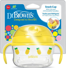 Load image into Gallery viewer, Dr Brown’s Snack Cup with lid and removable handles
