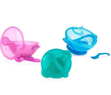 Load image into Gallery viewer, Nuby Easy Go Suction Bowl and spoon 6m+
