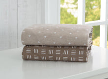 Load image into Gallery viewer, Delta children neutral boho crib and toddler sheets

