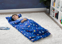 Load image into Gallery viewer, Nap mat with pillow and blanket for toddlers and kids
