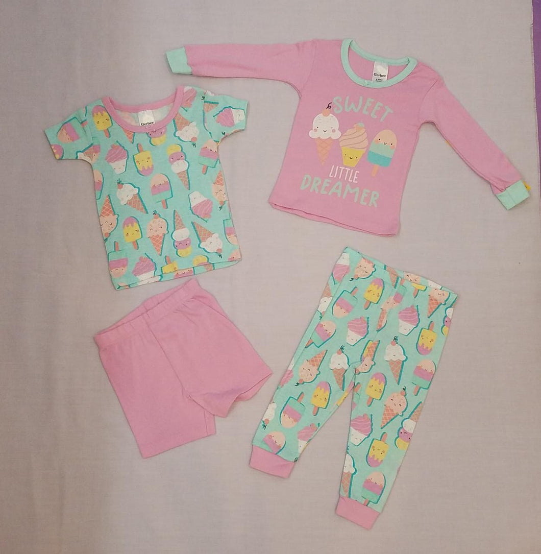 Gerber 4pc PJs