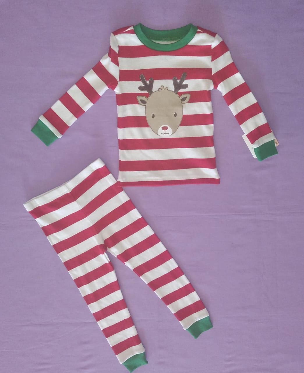 Little Me 2pc Reindeer PJ