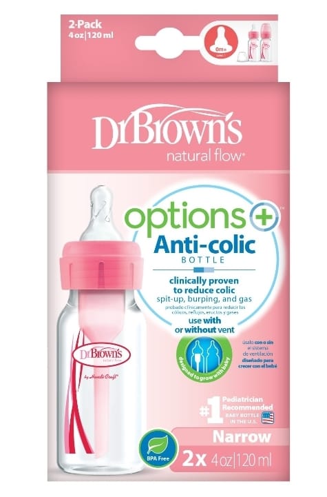 Dr Brown 2pk 4oz bottle