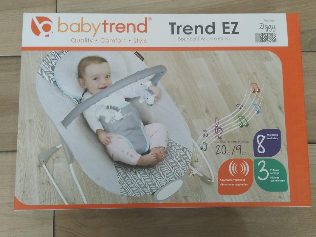 Baby trend trend ez bouncer with adjustable vibrations