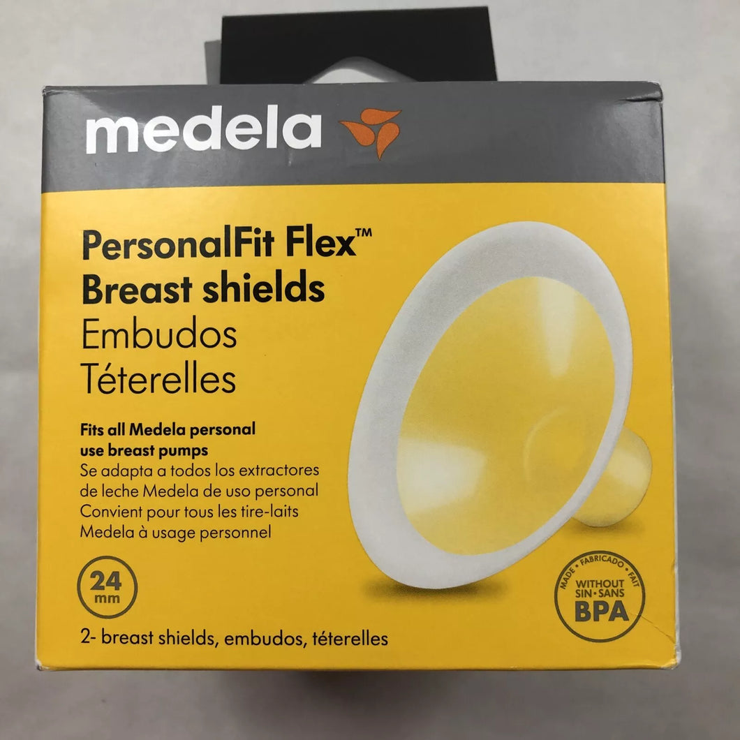 Medela breast shields oval fit with soft rim for comfort