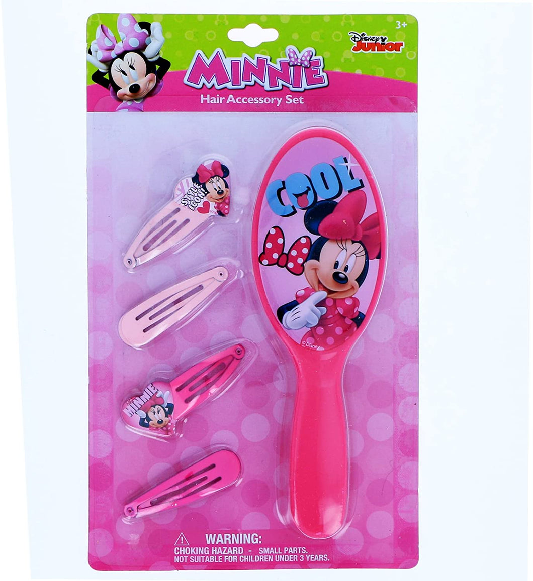 Disney Minnie Hair Brush & Clips