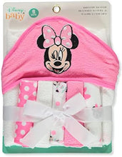 Load image into Gallery viewer, Disney Baby Mickey Mouse Hooded Towel &amp; Washcloth Set
