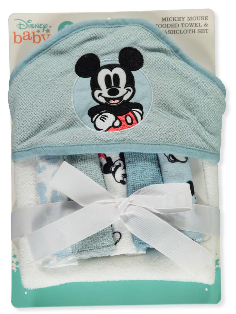 Disney Baby Mickey Mouse Hooded Towel & Washcloth Set