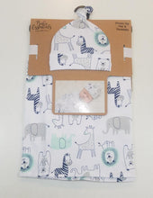 Load image into Gallery viewer, Baby Essentials Photo Op Hat &amp; Swaddle
