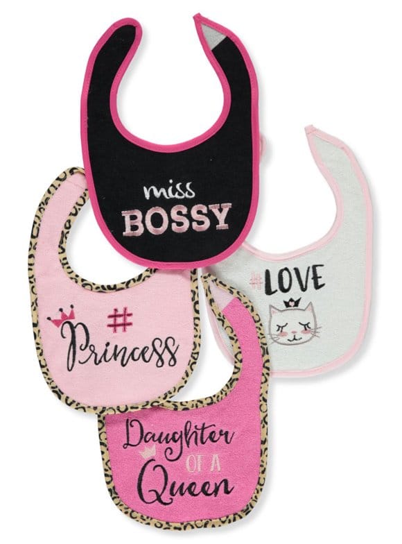 Petite L'amour 4pk Bibs