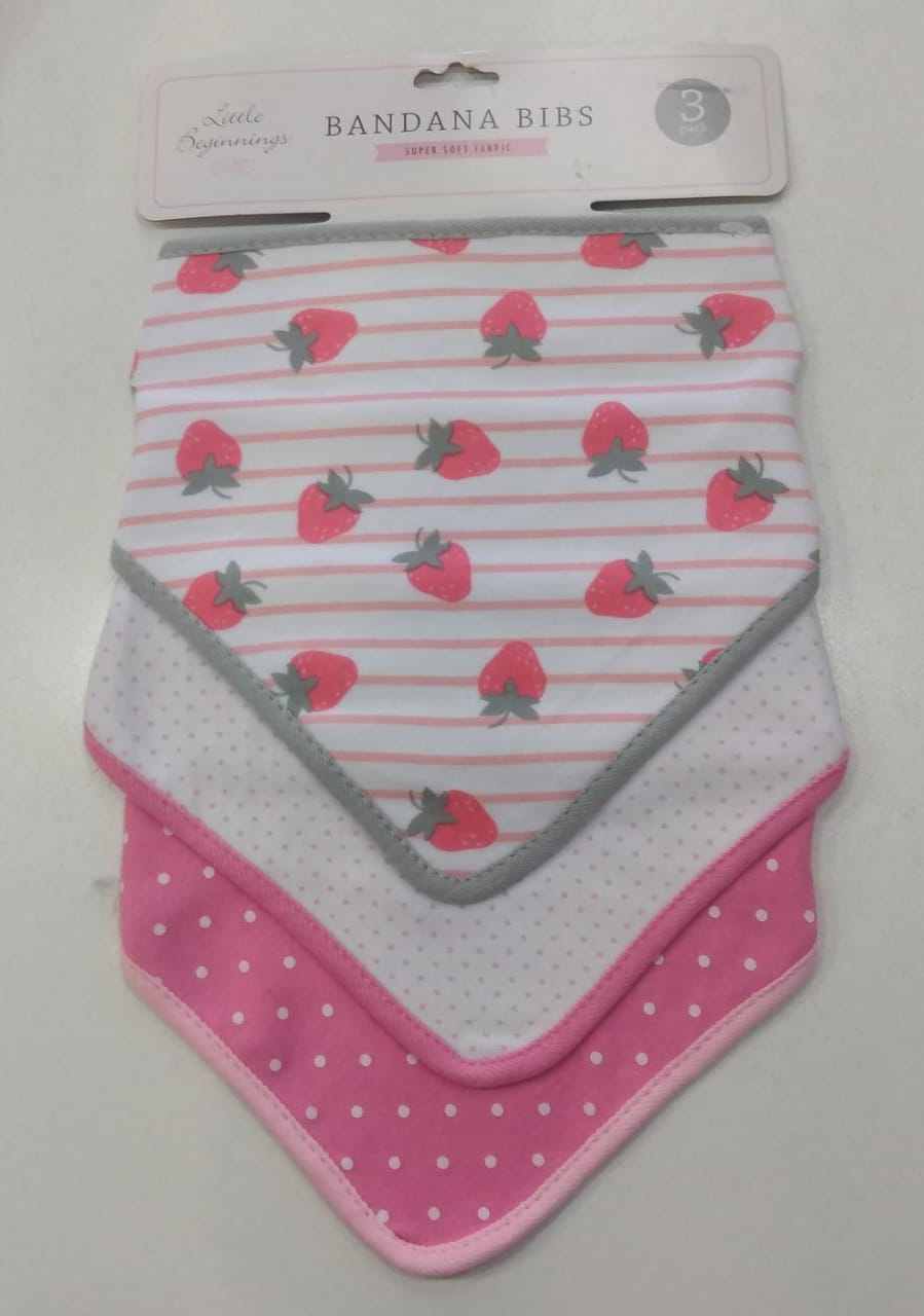 Little Beginnings 3pk Bibs