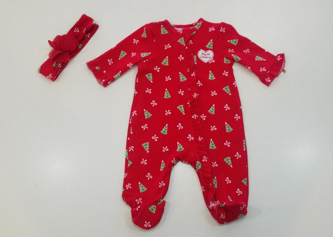 Little Me 2pc Sleeper and Headband